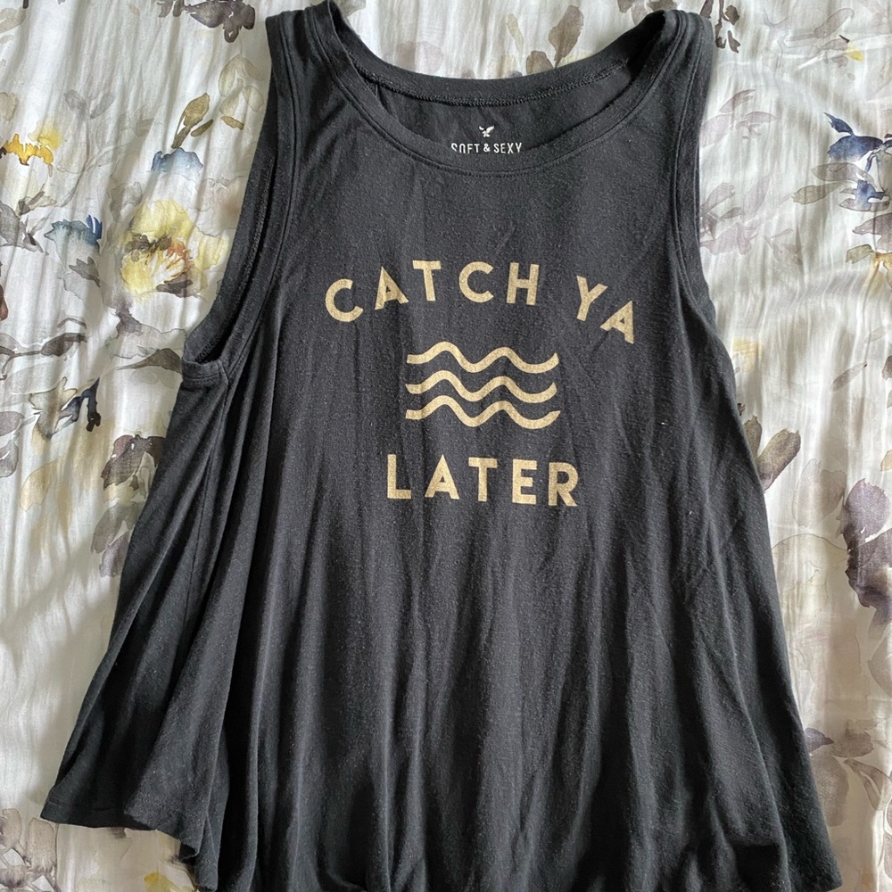 XS American Eagle Graphic Tank